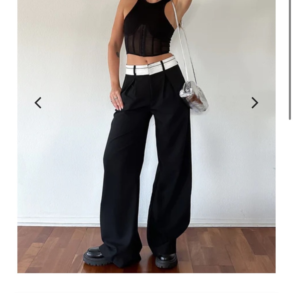 Flip Stitch black pants from Luna B